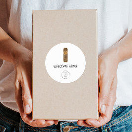 Realtor New Zuhause Herzlichen Glückwunsch Housewä Runder Aufkleber