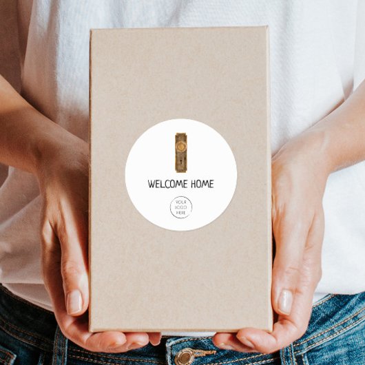 Realtor New Zuhause Herzlichen Glückwunsch Housewä Runder Aufkleber