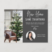 Realtor New Zuhause Holiday Greetings Postcard Postkarte (Vorderseite)