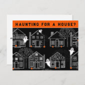 Realtor October Halloween Postcard Postkarte (Vorne/Hinten)