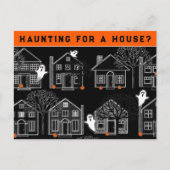 Realtor October Halloween Postcard Postkarte (Vorderseite)