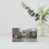 Realtor oder wirklicher Anwesen-Agent Visitenkarte (Stehend Vorderseite)