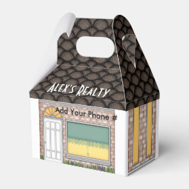 Realtor Open House Zuhause Shape Leckerei Box Geschenkschachtel