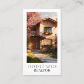 Realtor Photo Professional Personalized QR Code Visitenkarte (Vorderseite)