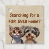 Realtor Pop-by-Pet Puppy Kitten Vet Geschenkanhänger (Vorderseite)