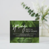 Realtor Postcard - Real Anwesen Spring Marketing Postkarte (Stehend Vorderseite)