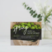 Realtor Postcard - Real Anwesen Spring Marketing Postkarte (Stehend Vorderseite)