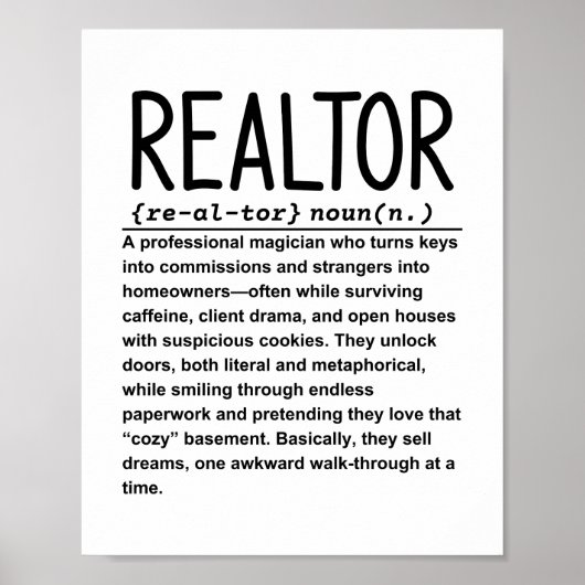 Realtor Poster (Vorne)