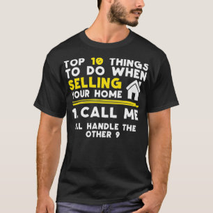 Realtor , Real Anwesen Agent Call Me Premium T-Shirt