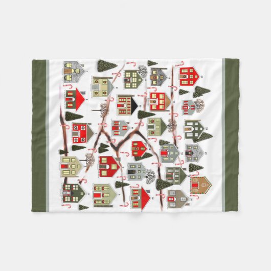 Realtor Real Anwesen Agent Holiday Gift Fleecedecke (Vorderseite (Horizontal))