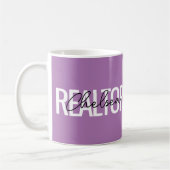 Realtor Real Anwesen Agent Personalisiert Name Kaffeetasse (Links)