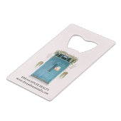 Realtor Real Anwesen Agent Promotion oder Giveaway Geldbeutel Flaschenöffner (Vorderseite Schrägansicht)