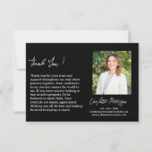 Realtor Real Anwesen Agent Referenzen & Dankeskarte (Vorderseite)