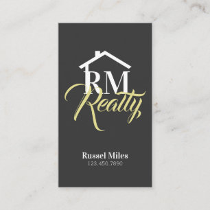 Realtor Real Anwesen Business Card Visitenkarte