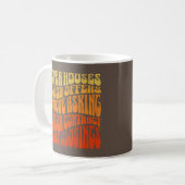 Realtor Real Anwesen Favorites Groovy Retro Boho Kaffeetasse (Vorderseite Links)