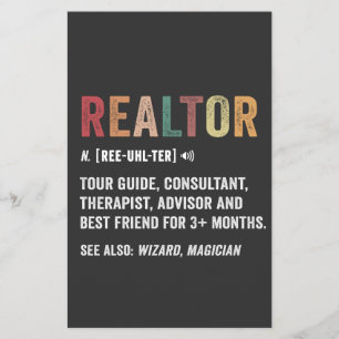 Realtor Real Anwesen Funny Quote Flyer