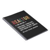 Realtor Real Anwesen Funny Quote Notebook Notizblock (Rechte Seite)