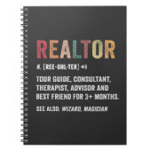 Realtor Real Anwesen Funny Quote Notebook Notizblock (Vorderseite)