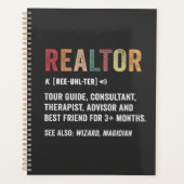 Realtor Real Anwesen Funny Quote Planner Planer (Vorderseite)
