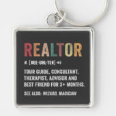 Realtor Real Anwesen Funny Quote Premium Schlüssel Schlüsselanhänger (Vorne)