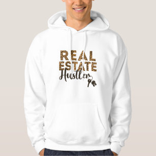 Realtor Real Anwesen Hustler Leopard Cheetah Hoodie