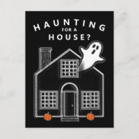 Realtor Real Anwesen Oktober Halloween Postkarten