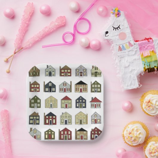 Realtor Real Anwesen Paper Plate Pappteller (Party)