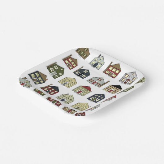 Realtor Real Anwesen Paper Plate Pappteller (Gewinkelt)