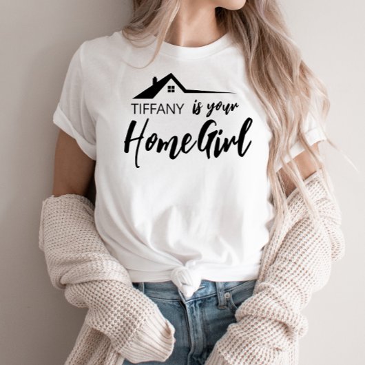 Realtor Real Anwesen Sales Zuhause Girl Name T - S T-Shirt