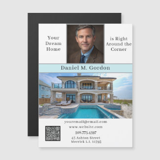 Realtor Real Estate Home Sales Rentals Business Magnetkarte