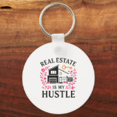 Realtor Real Estate Is My Hustle Schlüsselanhänger (Vorderseite)