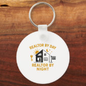 Realtor Realtor By Day Realtor By Night Schlüsselanhänger (Vorderseite)