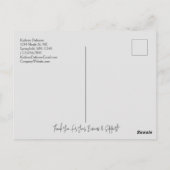 Realtor Roads Lead Zuhause Holiday Greetings Postc Postkarte (Rückseite)