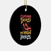 Realtor - Schließung von Geschäften mit hohen Absä Keramik Ornament (Rechts)