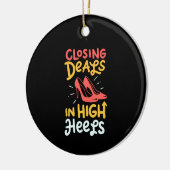 Realtor - Schließung von Geschäften mit hohen Absä Keramik Ornament (Links)