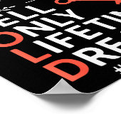 Realtor Sold Sell Only Lifetime Dreams #realtor Poster (Ecke)