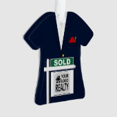 Realtor Sold Sign Ornament (Vorderseite)
