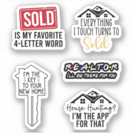 Realtor Sticker Pack Real Anwesen Geschenkideen