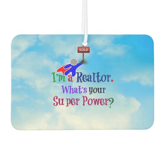 Realtor Super Power Autolufterfrischer (Vorderseite)