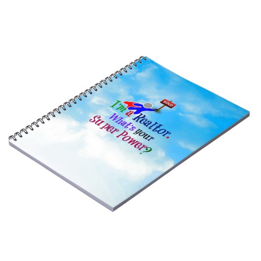 Realtor Superhero Notizblock (Linke Seite)