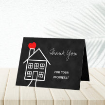 Realtor Thank You Note Card