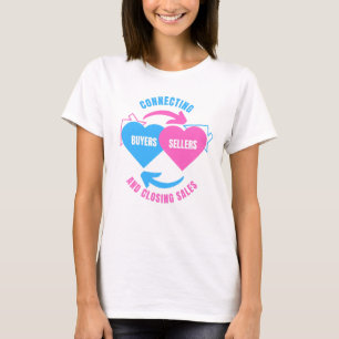 REALTOR verbindet Käufer Verkäufer Immobilien T-Shirt