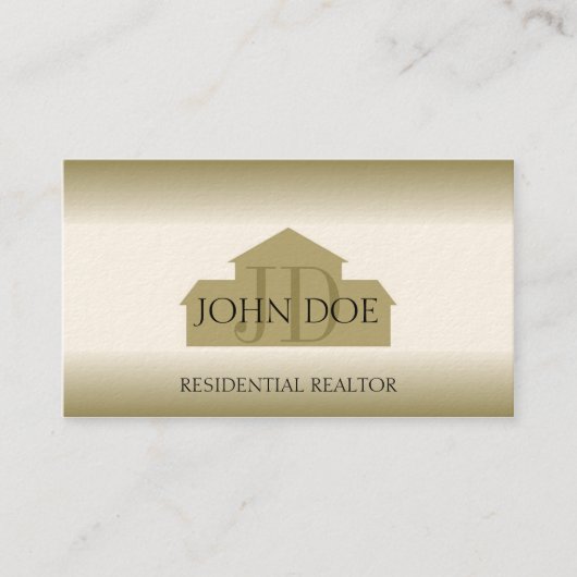Realtor-verblassen wirkliches visitenkarte (Vorderseite)