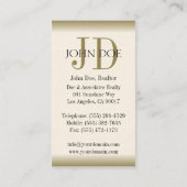 Realtor-verblassen wirkliches visitenkarte (Rückseite)