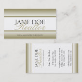 Realtor-verblassen wirkliches visitenkarte (Vorne/Hinten)