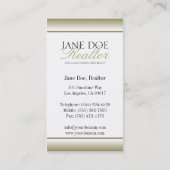 Realtor-verblassen wirkliches visitenkarte (Rückseite)