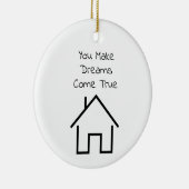 Realtor Vielen Dank, dass Sie Personalisierte Gesc Keramik Ornament (Rechts)