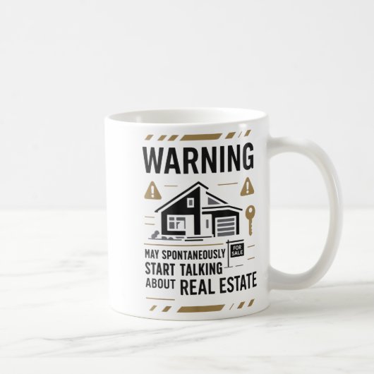 Realtor Warning May Sntaneously Start Talking Abou Kaffeetasse (Rechts)