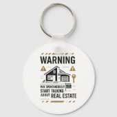 Realtor Warning May Sntaneously Start Talking Abou Schlüsselanhänger (Vorderseite)