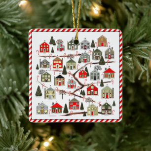 Realtor Weihnachtsgeschenk Keramikornament